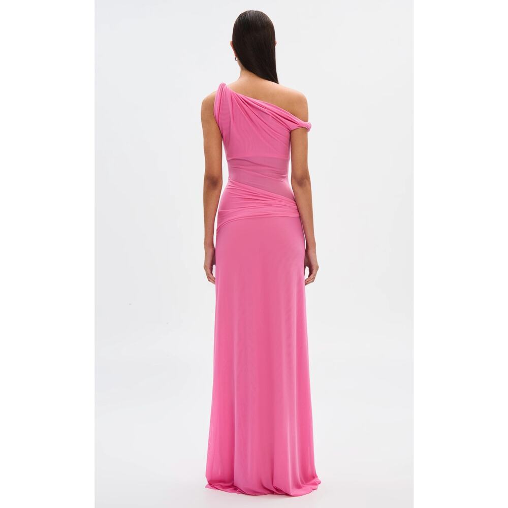 Misha THE 'SISAL' MESH DRESS Orchid Pink M - Picture 8 of 12
